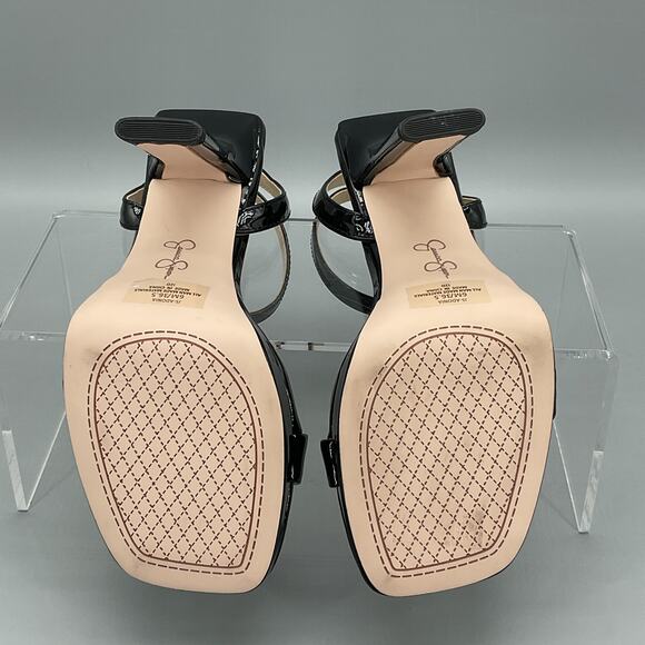 NEW Jessica Simpson Women’s Adonia Ankle Strap Platform Sandals Black Size 6M - Picture 8 of 10